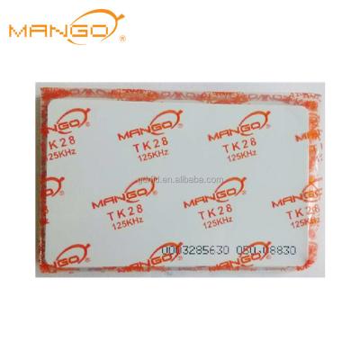 China Patrol System MANGO TK28 ID rfid RFID card PVC card in Bangladesh for sale