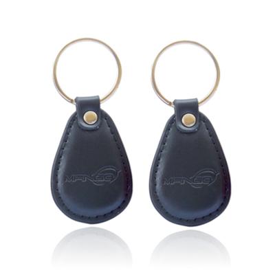 China MINI TAG FM11RF08 13.56MHz leather keyfob rfid housing keyfob tags for access control for sale