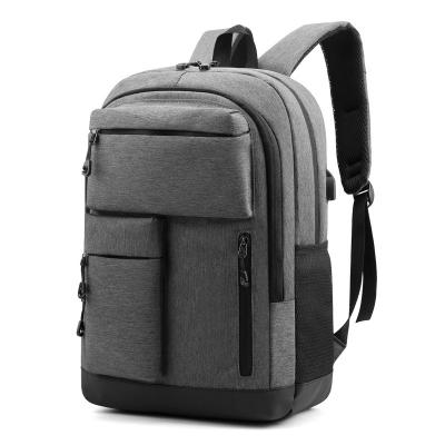 China With USB Backpack Brand Casual Simple Travel Large Capacity Computer Laptop Schoolbag Men's Backpack Charge Fashion Trend for sale