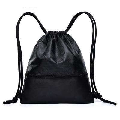 China Nylon Wholesale Drawstring Pull String Basketball Backpack Outdoor Backpack for Men with Highquality School Bags for sale