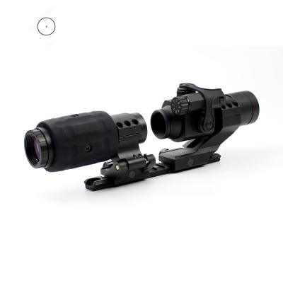 China 3x Magnifier Red Dot Combo AR 15 Optics Accessories Infrared 2 MOA Reticle for sale