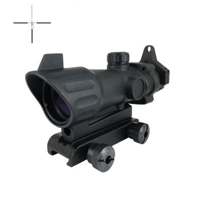 China Tactical Shooting Airsoft Rifle Scopes Iron Sight 4x Acog Second Focal Plane for sale