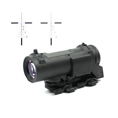 China 4X Illuminated Military Night Vision Scopes For Hunting Long Range 20mm Rail for sale