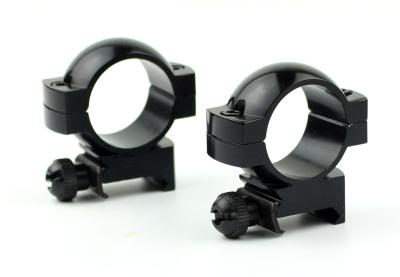 China Adjustable 2 Piece Scope Mounts Accessories Ring Hunting Brackets Lightweight for sale