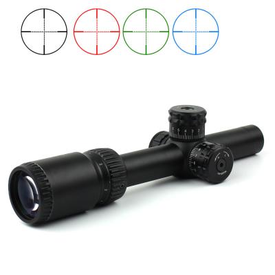 China Military Equipment Ar15 Optic Hunting Rifle Scopes 1-6x20 Three Colors Illuminated Telescopic Sight for sale