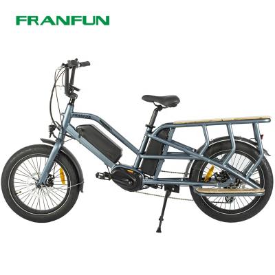 China Bafang long tail aluminum alloy FRANFUN ebike M400 mid drive electric bicycle mid mount motor for mom and baby for sale