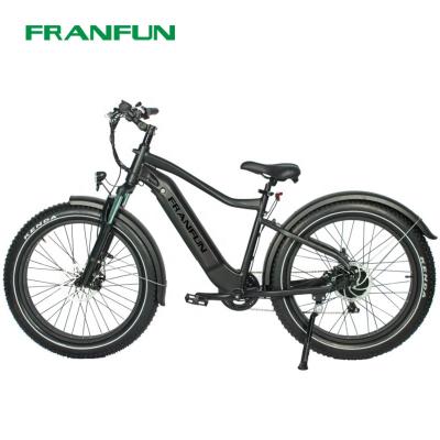 China FRANFUN Alloy Fast Delivery 750W Bafang Fat Tire Aluminum Electric Bike for sale