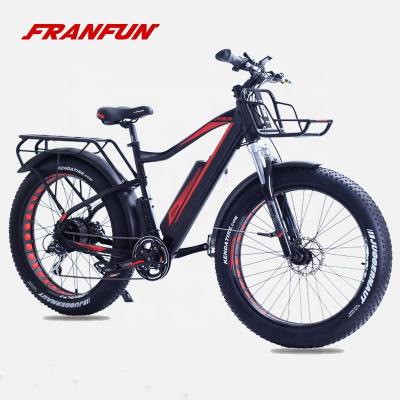 China Hot Selling Standard Good Quality 4.0 Fat Tire 26 Inch Fat Dirt Bike 48V500W Electric Bicycle for sale