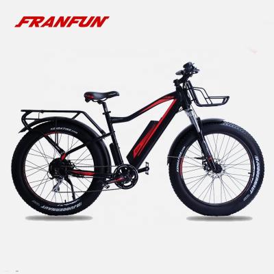 China FRANFUN 2018 Powerful Good Quality Standard For MEN'S Fat Wheel Electric Bike 48V500W E-Bike for sale