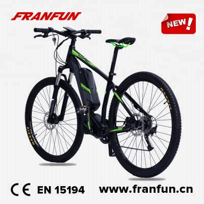 China FRANFUN Bafang G510 MTB Aluminum Alloy Ultra Mid Drive Mountain Bike Electric Bicycle 29*2.10 for sale