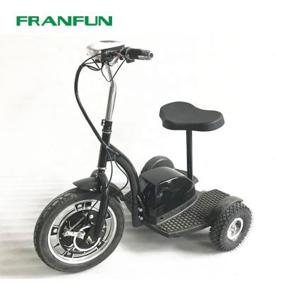 China FRANFUN 500W unisex lithium battery full punch three wheel scooter small electric bike for sale