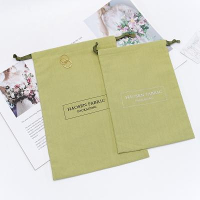 China Recyclable Luxury Green Garment Pillow Pouch Dust Bags Flannel Dust Bag Flannel Dust Bags For Garment for sale