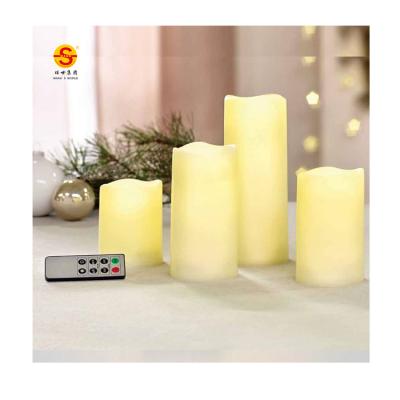 China Home Decoration Festival Christmas Wedding Waterproof Outer Diameter 7.5cm Led Lights Candle Led Candles With Remote Control for sale