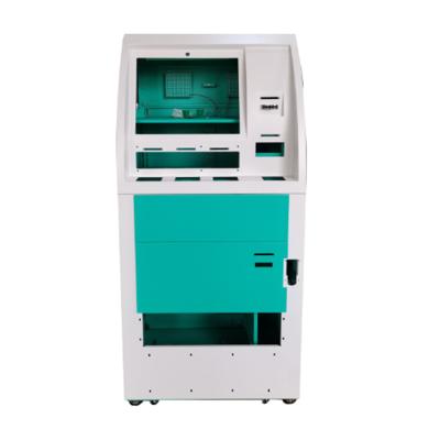 China Self Service Machine Shell Densen Customized ATM Card Skimmer 32inch Self Service Touch Screen Payment Auto Order Kiosk With Thermal Printer for sale