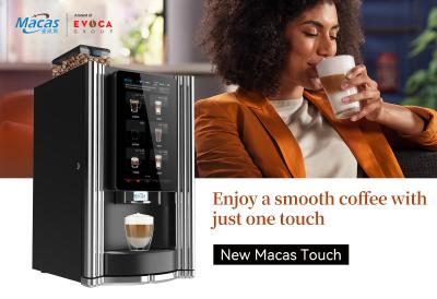 China MACAS 15,6 inch touchscreen automatische espresso machine 220V 50Hz Te koop