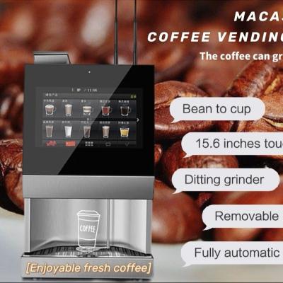 China QR-Code scannen Kaffeemaschine, automatische Espressomaschine zu verkaufen