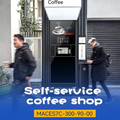 China Macas Coffee Vendo Machine Automatic Coffee Machine Vending 220VAC Support IOT for sale