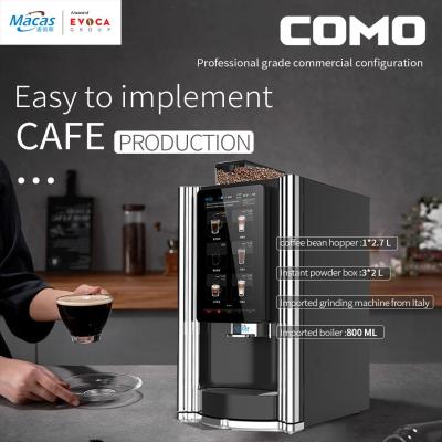 China Fresh bean to cup espresso coffee vending machine with 10 flavors for sale