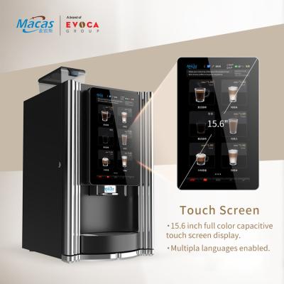 China Convenient Bean To Cup Coffee Vending Machine With Automatic System And Sheet Metal Body Material for sale