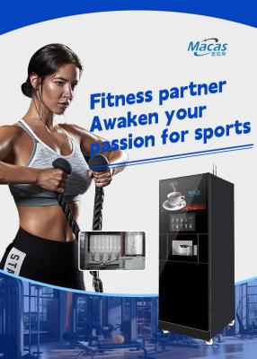 China GYM Supply Protein Shake Vending Machines With 27inch Advertising Screen for sale