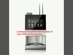 Commercial Automatic Table Top Bean To Cup Coffee Vending Machine