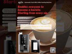 Best high quality factory price fresh milk coffee vending machine