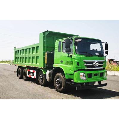 China Factory Wholesale 12 Wheel Airbag Damping Seat Dump Truck Mainan Rear Dump With Crane > 8L for sale