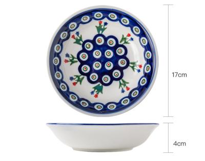 China Retro Ceramic Dish Creative Household Stocked Ceramic Tableware for sale