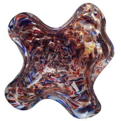 China Contemporary custom shape and color murano glass candy dishes for sale