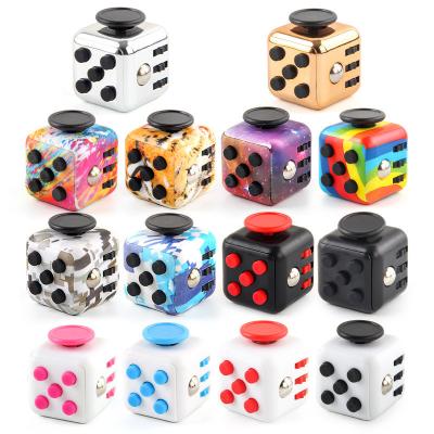 China New portable creative colorful fidgety person toys multi-functional relaxing fidgety person cube toys for children for sale