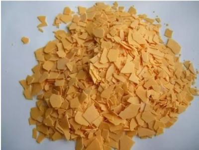 China Yellow Alkali Sodium Sulfide Flakes Dyes Raw Material Na2S Flakes 78.04 Molecular Weight for sale