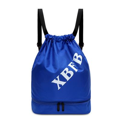 China Wholesale Shopping Reusable Yoga Sackpack Sport Gym Waterproof Dry Wet Go Waterproof Drawstring Backpack String Bag for Men and Women for sale