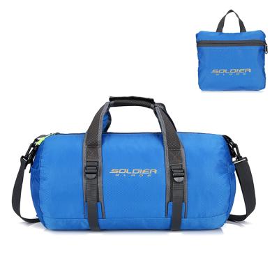 China Fashion Polyester Durable Tear Resistant Waterproof Weekender Duffel Bag Gym Foldable Bag For Women Men for sale