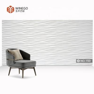 China Modern Hot Selling Feature Stylish Modern Wall Panels The TV Interior 3D Wall Panel Home Decoration Background Walls for sale