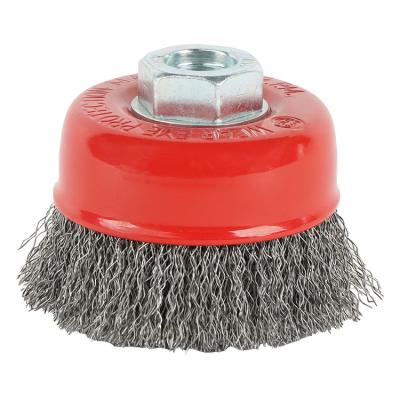 China Heavy Duty Steel Wire Cup Cleaning Brush for sale