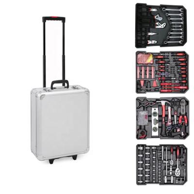 China Industrial Professional Use 399Pcs Household Tool Kit Auto Repair Tool Kits In Aluminum Tool Case Kit for sale