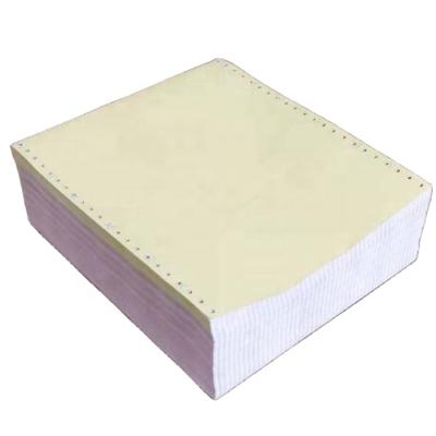 China Most Popular 2~6Ply Computer Printing Paper Carbonless Paper 241*280mm Continuous Bill Office Supply Paper for sale