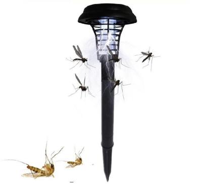 China Solar LED Killing Lamp Outdoor Garden Lawn Mosquito Killer Electric Shock Mosquito Killer Mosquito Park Yard Lawn Park Insect Killing Lamp for sale