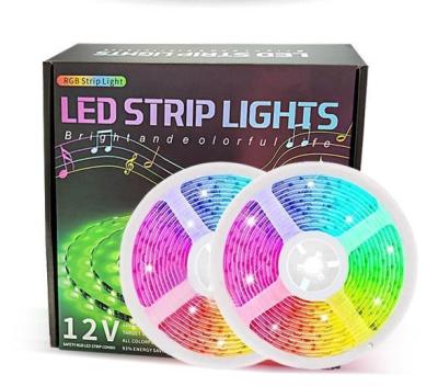 China Interior decoration to advertise the new light bare 5050RGB board music 18/M WiFi dual mode color LED light strip for sale