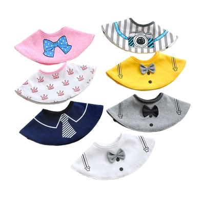 China Hot Sale 360-Degree Rotating Warm Comfy Waterproof Baby Bowtie Bib 360 for sale