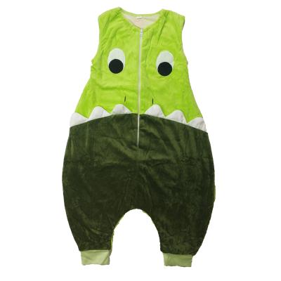 China 2020 Kids Breathable Flannel Sleeveless Sleepwear Patches Pajamas for sale