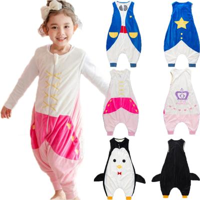 China Autumn QUICK DRY Children's Spring Zipper USA Sleeveless Kids Shear Flannel Pajamas for sale