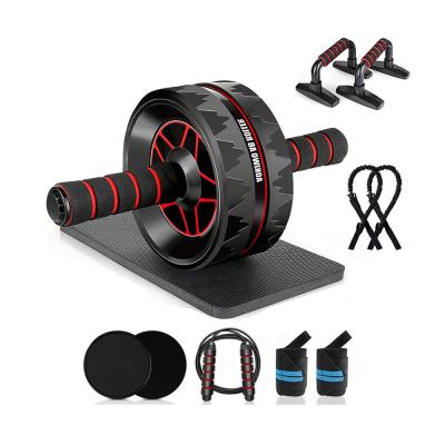 China Wholesale Universal Abdomen Wheel 6 In One Kit Fitness Exercise ABS With Jump Rope Kneeling Pad for sale