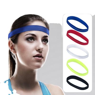 China Elasticity Adjustable Breathable Custom Logo Anti Slip And Sweat Sweatband For Youth And Sports Sweatband And Adult Elastic Sports Sweatband Yoga Outdoor for sale