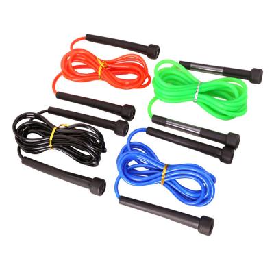 China Wholesale Length Adjustable PVC Jump Rope Set Cheap Fitness Exercise Rope Jumping Every Day Plastic Skipping for sale