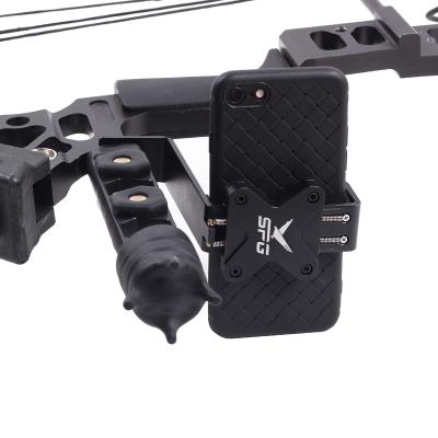 China Universal Shock Absorbing Phone Holder Bow Mounts Camera Holder for Compound and Recurve Bow Archery Hunting for sale