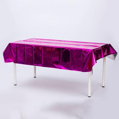 China Customized Waterproof PET Foil Tablecloth For Festivals And Parties for sale