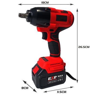 China OEM High Speed Impact  Electric Wrench Tool With Lithium Battery Power Supply for sale