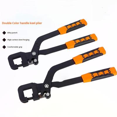 China 10Inch High Frequency Hardening Hand Keel Pliers Black Mini Hardware Tool for sale