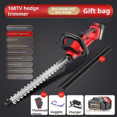 China Brushless Battery Powered Hedge Cutter Rechargeable Garden Trimmer DC21V for sale